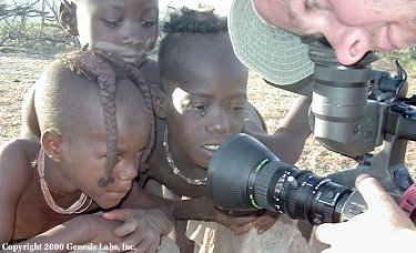 Himba village children