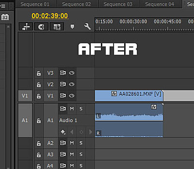 Premiere Pro CC - How to get 2 separate channels on timeline-after.jpg