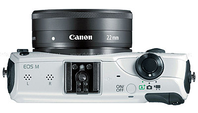 Canon USA Announces EOS M Mirrorless APS-C Camera-eosm-top-white.jpg