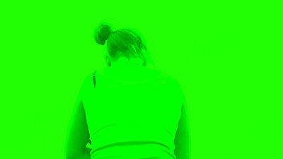 Footage is fluorescent green on playback-greenerror.jpg