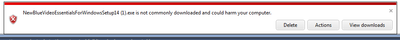 VideoEssentials download problems-error.png