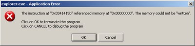 Explorer.exe - Application Error-error.bmp