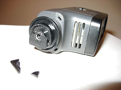 on camera light, shoe mount problem ...-sony20wattlightbroken.jpg