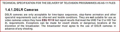 Answer this: If new broadcast deliverable standards demand Super35, what about MFT?-bbc-dslr.jpg