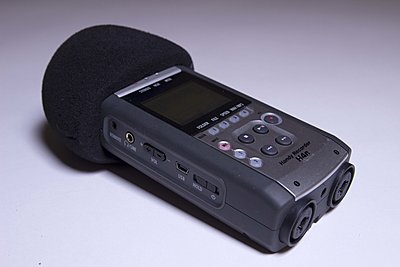 Zoom H4n Pro Audio Recorder-zoom-w-foam-left-side.jpg