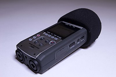 Zoom H4n Pro Audio Recorder-zoom-w-foam-right-side.jpg