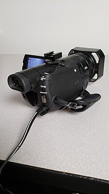 Sony AX100 with Sony Batteries and Adapter-4.jpg