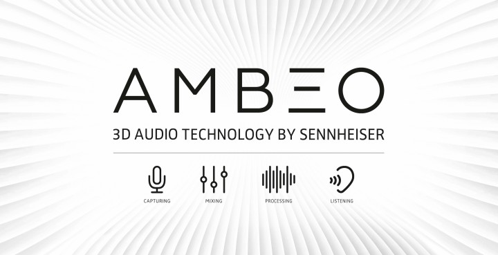 AMBEO is Sennheiser’s program and trademark for 3D audio 